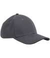 BB820C B820C Beechfield EarthAware® Classic Organic Cotton 6 Panel Sandwich Peak Cap Graphite Grey / Black colour image
